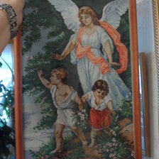 Работа «Ангел и дети на обрыве»