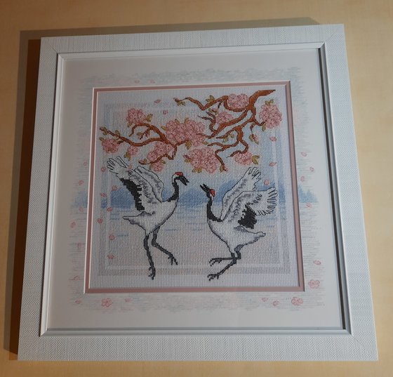 Работа «Журавли»