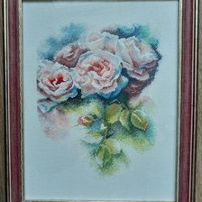 Работа «Розовая нега»