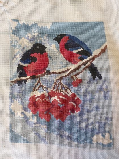 Работа «Снегири»