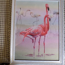Работа «розовый фламинго»