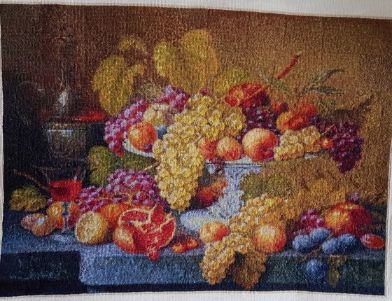 Работа «Натюрморт с фруктами»