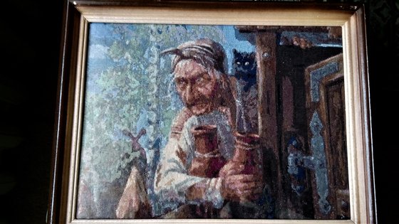 Работа «Первая работа Баба яга выглядывает гостей.Подскажите ошибки»