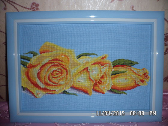 Работа «Три розы»