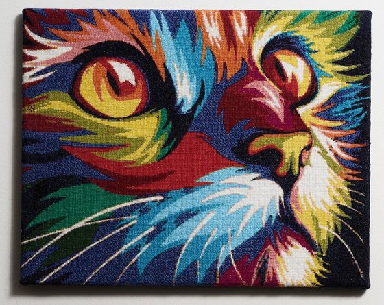 Работа «Радужный кот»
