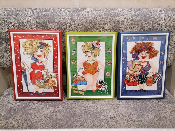 Работа «Веселые крестики, легкие петельки, сладкая диета»