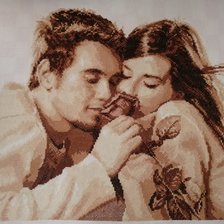 Работа «Влюбленные»