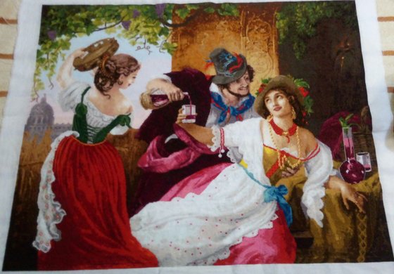 Работа «Октябрьский праздник в Риме»