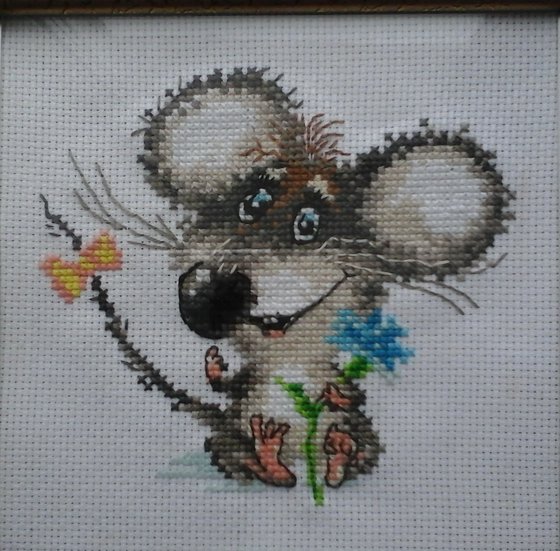 Работа «Влюблённый мышонок»