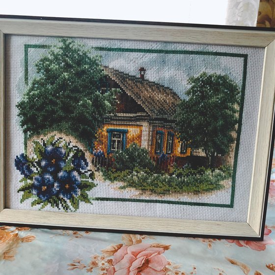 Работа «Лето в деревне»