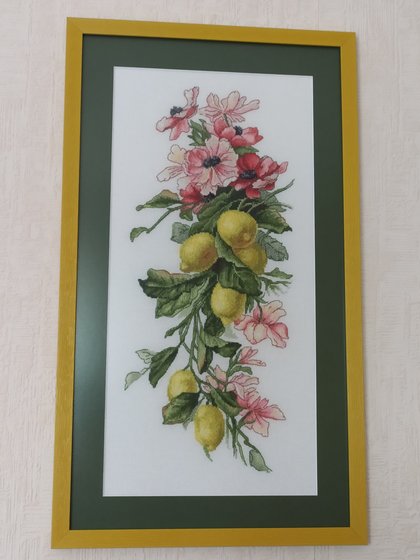 Работа «Композиция с лимоном»