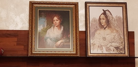 Работа «Пара прекрасных дам»