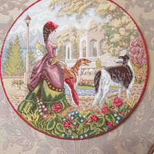 Работа «Дама с собаками»