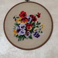 Работа «Анютины глазки»