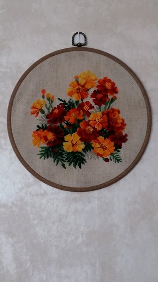 Работа «Бархатцы»