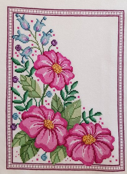 Работа «Анемоны - букет»