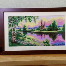 Работа «На розовой зорьке»