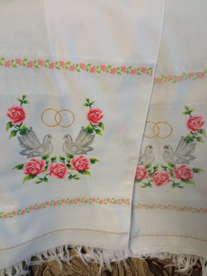 Работа «свадебный рушник»