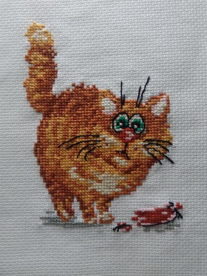 Работа «Кот воришка»