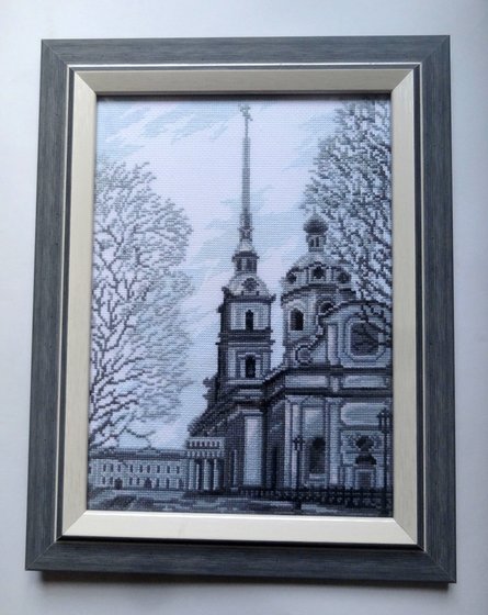 Работа «Петропавловский собор из триптиха "Графика Санкт-Петербурга"»