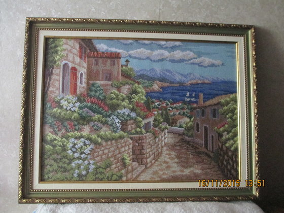 Работа «Лето на побережье»