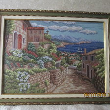 Работа «Лето на побережье»