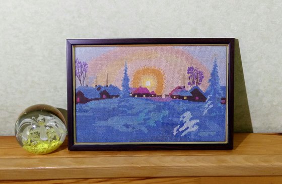 Работа «Студёное утро»