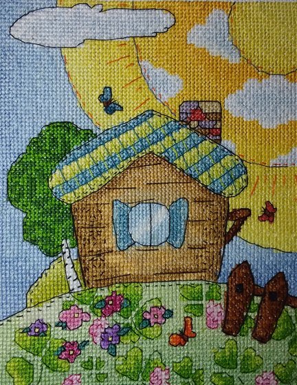 Работа «Летний домик»