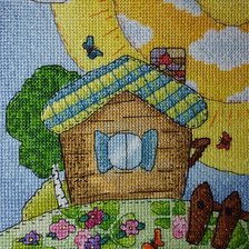 Работа «Летний домик»