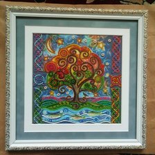 Работа «У Лукоморья.  Схема Абрис Арт. Бисер.»