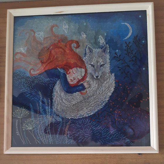 Работа «Под лесным покрывалом»