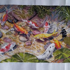 Работа «Карпы кои»