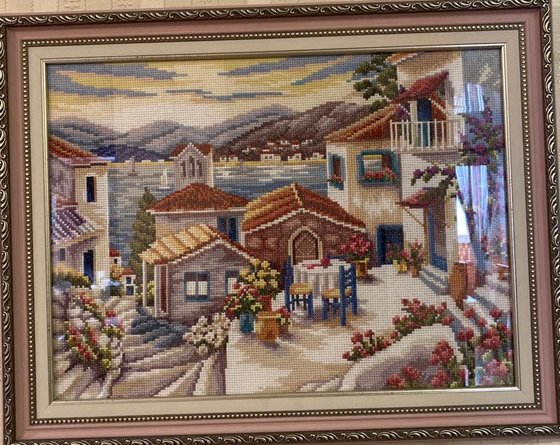 Работа «Греческий дворик»