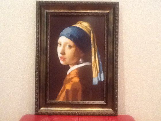 Работа «Ян Вермеер "Девушка с жемчужной сережкой»