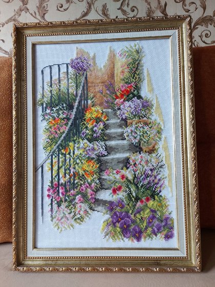 Работа «Итальянский дворик.»