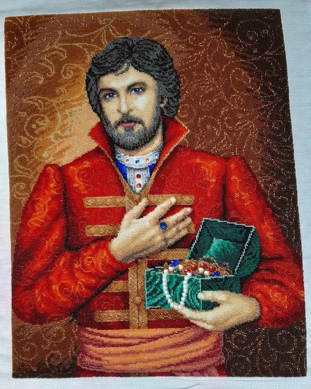 Работа «Вышивка бисером "Княжеский подарок" от фирмы "Золотые ручки"»