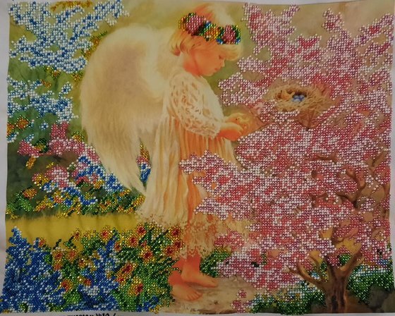 Работа «Вышивка бисером»