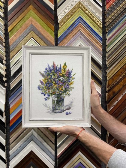 Работа «Полевые цветы»