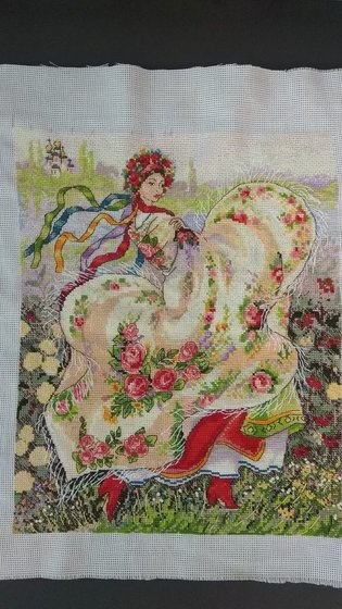 Работа «Святкова хустина,Мережка»