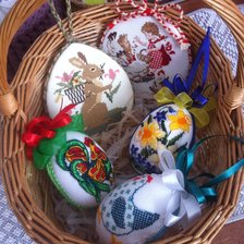 Работа «Пасхальная вышивка»