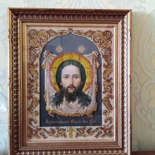 Работа «Икона "Спас нерукотворный"»