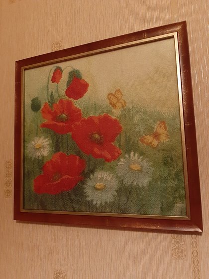 Работа «Бабочки и цветы»