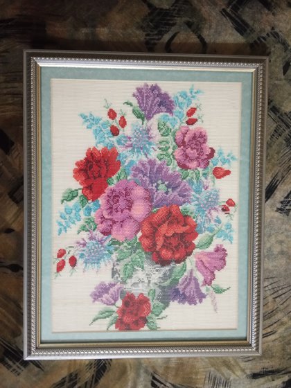 Работа «Букет цветов»