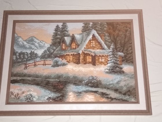 Работа «Зимний вечер»