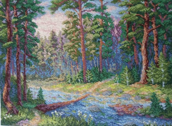 Работа «Лесная речка»