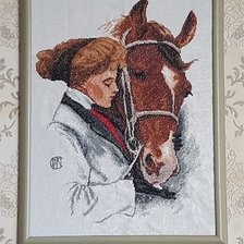 Работа «Девушка с лошадью»