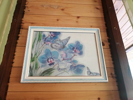 Работа «Орхидеи»