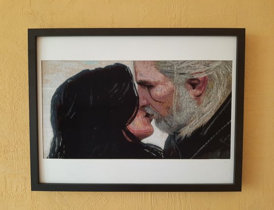 Работа «Геральт и Йеннифер»