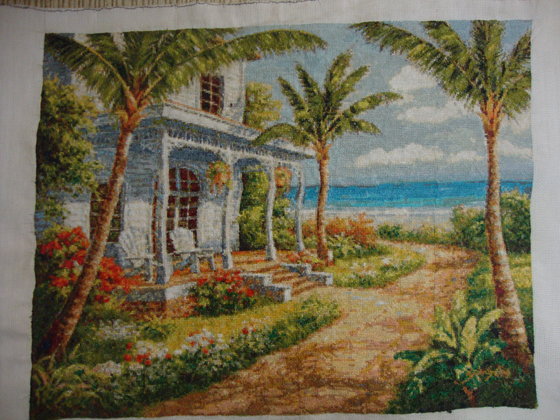 Работа «Домик у моря (мечта)»