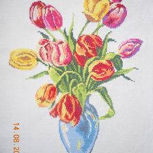 Работа «Тюльпаны»